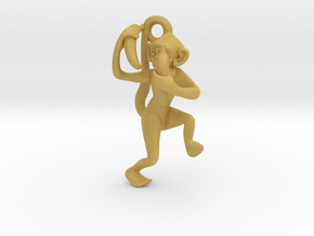 3D-Monkeys 212 in Tan Fine Detail Plastic