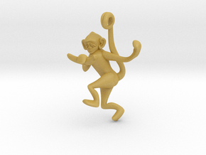 3D-Monkeys 213 in Tan Fine Detail Plastic