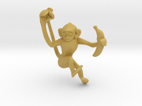 3D-Monkeys 221 in Tan Fine Detail Plastic