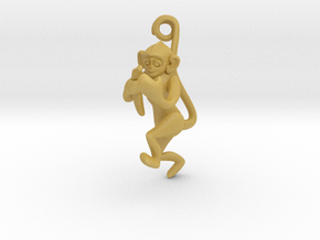 3D-Monkeys 222 in Tan Fine Detail Plastic