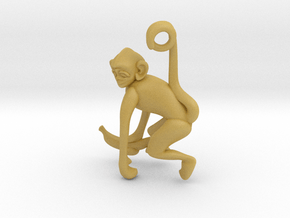3D-Monkeys 224 in Tan Fine Detail Plastic
