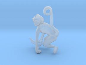 3D-Monkeys 224 in Clear Ultra Fine Detail Plastic