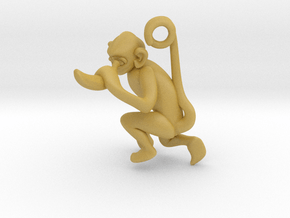 3D-Monkeys 225 in Tan Fine Detail Plastic