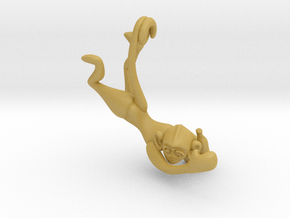 3D-Monkeys 228 in Tan Fine Detail Plastic