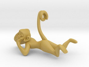 3D-Monkeys 232 in Tan Fine Detail Plastic