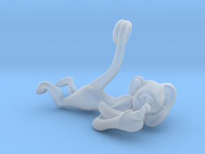 3D-Monkeys 233 in Clear Ultra Fine Detail Plastic