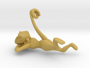 3D-Monkeys 234 in Tan Fine Detail Plastic