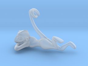 3D-Monkeys 234 in Clear Ultra Fine Detail Plastic