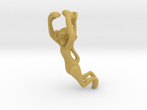 3D-Monkeys 236 in Tan Fine Detail Plastic