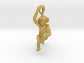 3D-Monkeys 237 in Tan Fine Detail Plastic