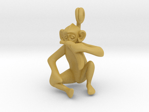 3D-Monkeys 242 in Tan Fine Detail Plastic