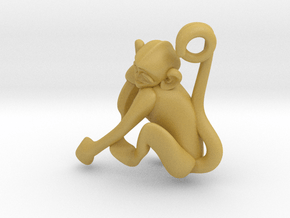 3D-Monkeys 246 in Tan Fine Detail Plastic