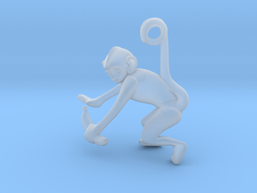 3D-Monkeys 248 in Clear Ultra Fine Detail Plastic