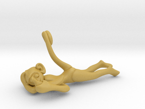 3D-Monkeys 253 in Tan Fine Detail Plastic
