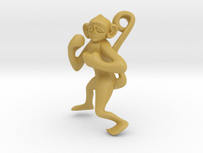 3D-Monkeys 257 in Tan Fine Detail Plastic