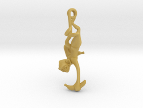 3D-Monkeys 258 in Tan Fine Detail Plastic