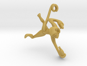 3D-Monkeys 259 in Tan Fine Detail Plastic
