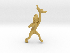 3D-Monkeys 261 in Tan Fine Detail Plastic