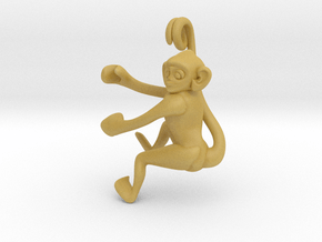3D-Monkeys 263 in Tan Fine Detail Plastic