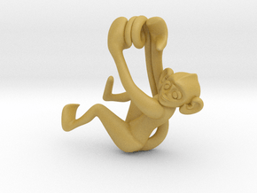 3D-Monkeys 266 in Tan Fine Detail Plastic