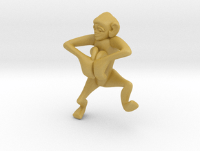 3D-Monkeys 271 in Tan Fine Detail Plastic