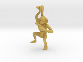 3D-Monkeys 274 in Tan Fine Detail Plastic