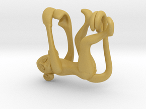 3D-Monkeys 284 in Tan Fine Detail Plastic