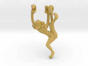 3D-Monkeys 287 in Tan Fine Detail Plastic