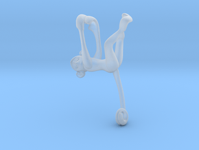 3D-Monkeys 292 in Clear Ultra Fine Detail Plastic