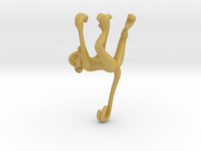 3D-Monkeys 294 in Tan Fine Detail Plastic