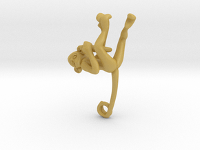 3D-Monkeys 295 in Tan Fine Detail Plastic