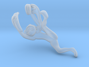 3D-Monkeys 303 in Clear Ultra Fine Detail Plastic