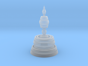 Fractality Chess - Bishop in Clear Ultra Fine Detail Plastic