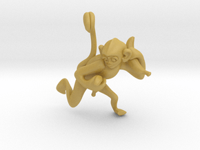 3D-Monkeys 314 in Tan Fine Detail Plastic