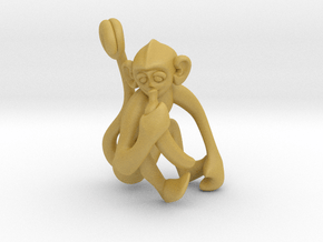 3D-Monkeys 316 in Tan Fine Detail Plastic