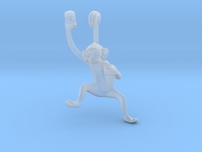 3D-Monkeys 319 in Clear Ultra Fine Detail Plastic