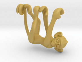 3D-Monkeys 321 in Tan Fine Detail Plastic