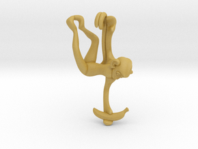 3D-Monkeys 323 in Tan Fine Detail Plastic
