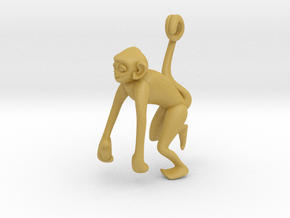 3D-Monkeys 326 in Tan Fine Detail Plastic