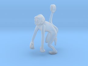 3D-Monkeys 326 in Clear Ultra Fine Detail Plastic
