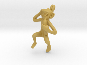 3D-Monkeys 328 in Tan Fine Detail Plastic