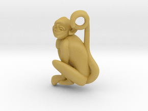 3D-Monkeys 331 in Tan Fine Detail Plastic