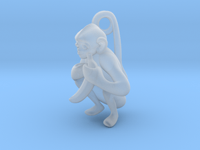 3D-Monkeys 332 in Clear Ultra Fine Detail Plastic