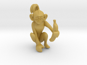 3D-Monkeys 334 in Tan Fine Detail Plastic