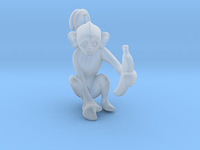 3D-Monkeys 334 in Clear Ultra Fine Detail Plastic