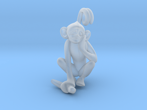 3D-Monkeys 336 in Clear Ultra Fine Detail Plastic