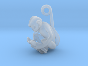 3D-Monkeys 338 in Clear Ultra Fine Detail Plastic
