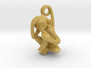 3D-Monkeys 341 in Tan Fine Detail Plastic