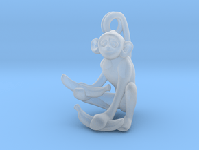 3D-Monkeys 342 in Clear Ultra Fine Detail Plastic