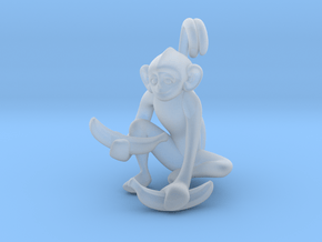 3D-Monkeys 343 in Clear Ultra Fine Detail Plastic